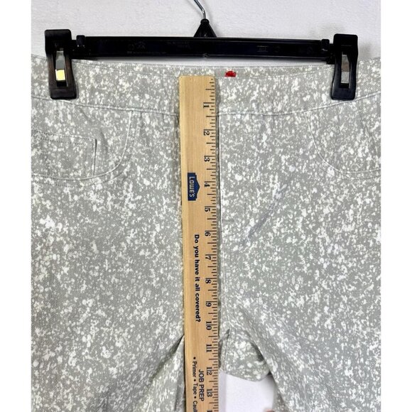 Spanx Jean-ish Ankle Leggings Pants Womens Large Speckled Gray Pull On 20018R - Picture 10 of 11